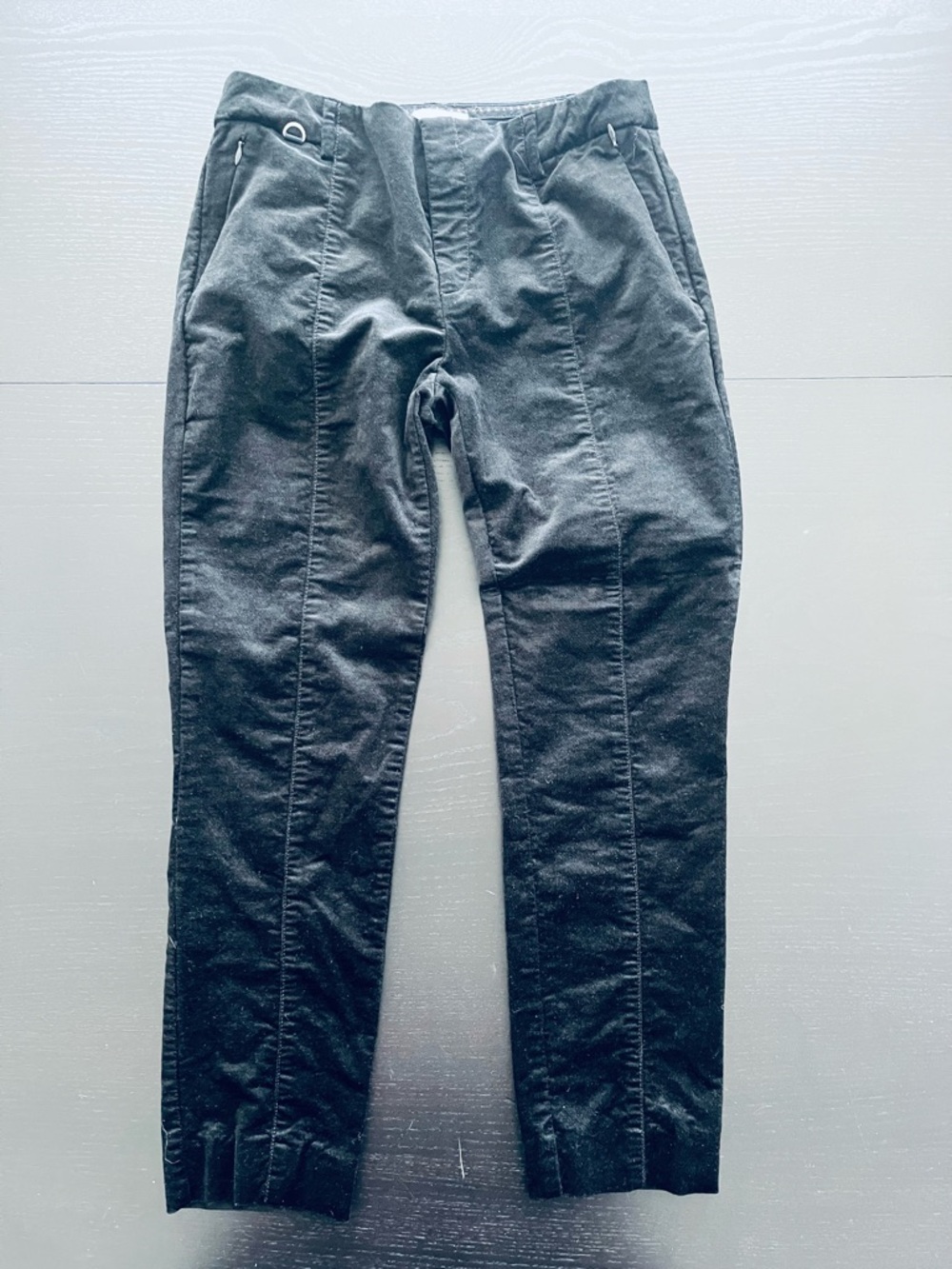 Anthropologie Black Slim Cropped Pants
